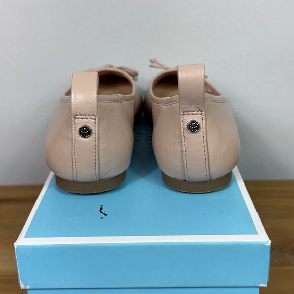 New Draper James Taylor Flats in Beige Leather Women's Size 6 - Picture 6 of 9